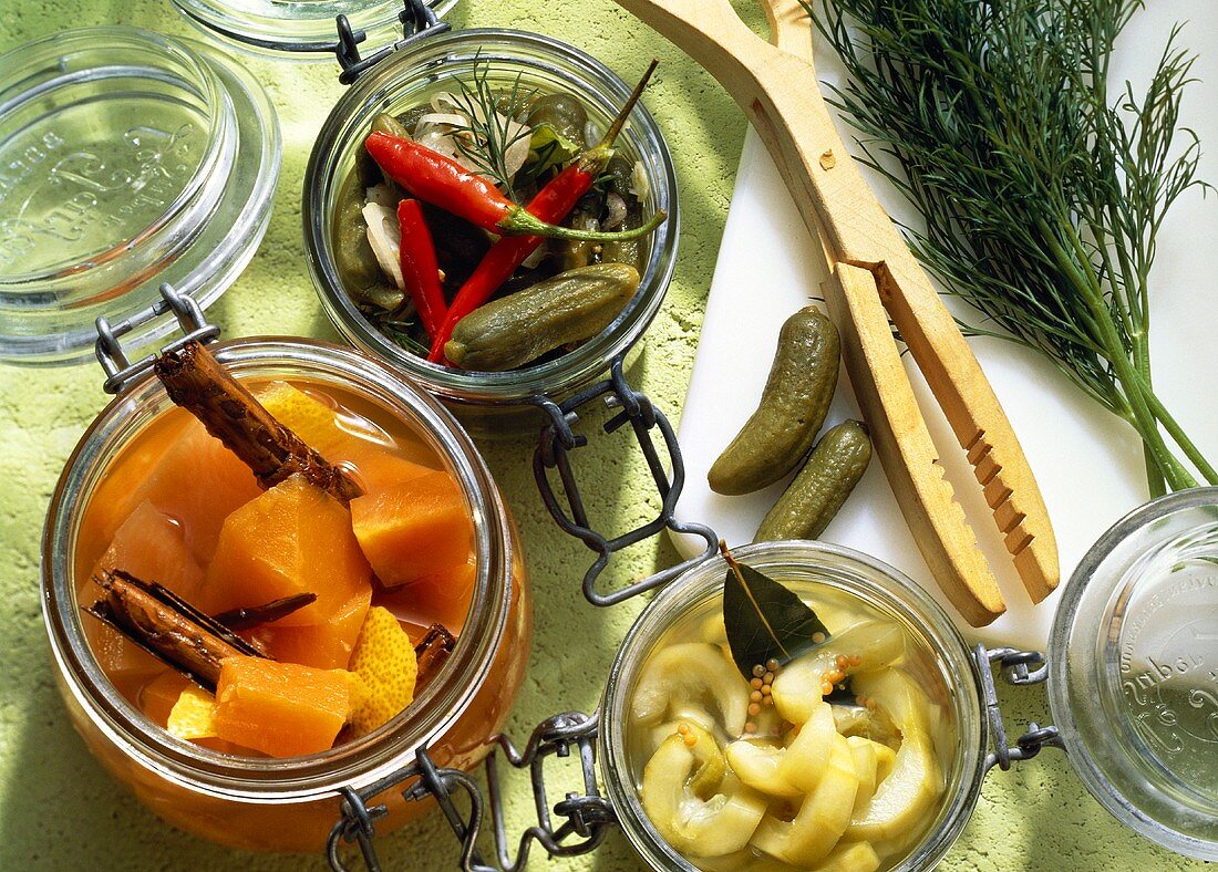 Three Kinds of preserved Vegetables