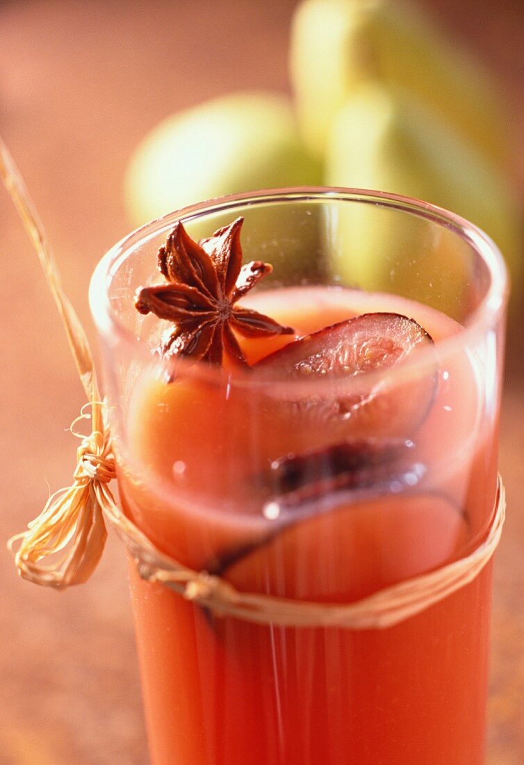 Feigen-Birnen-Cocktail