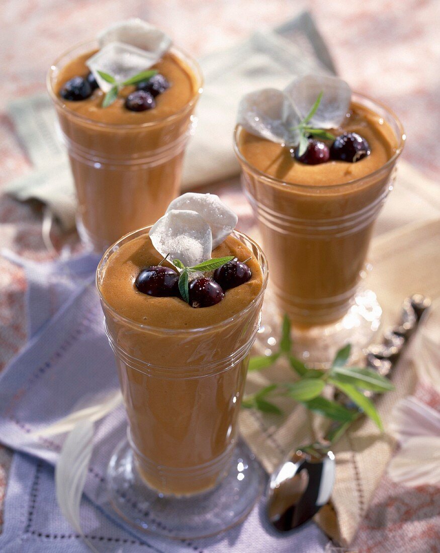 coffee mousses with mascarpone