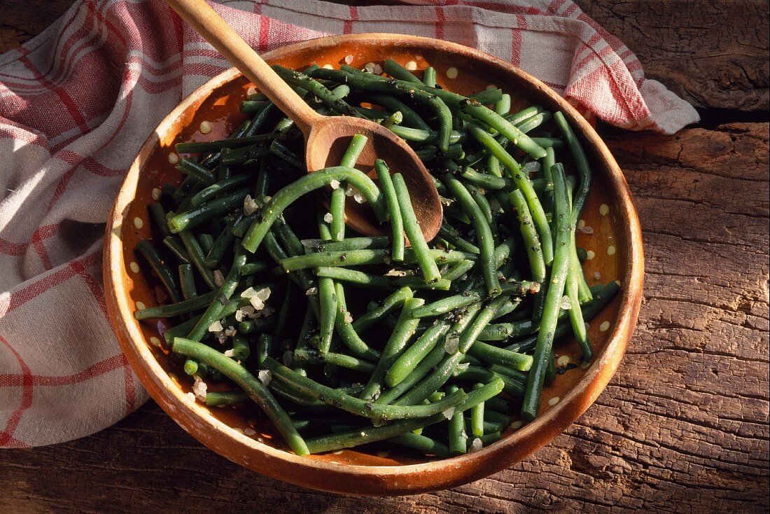 Extra fine green beans