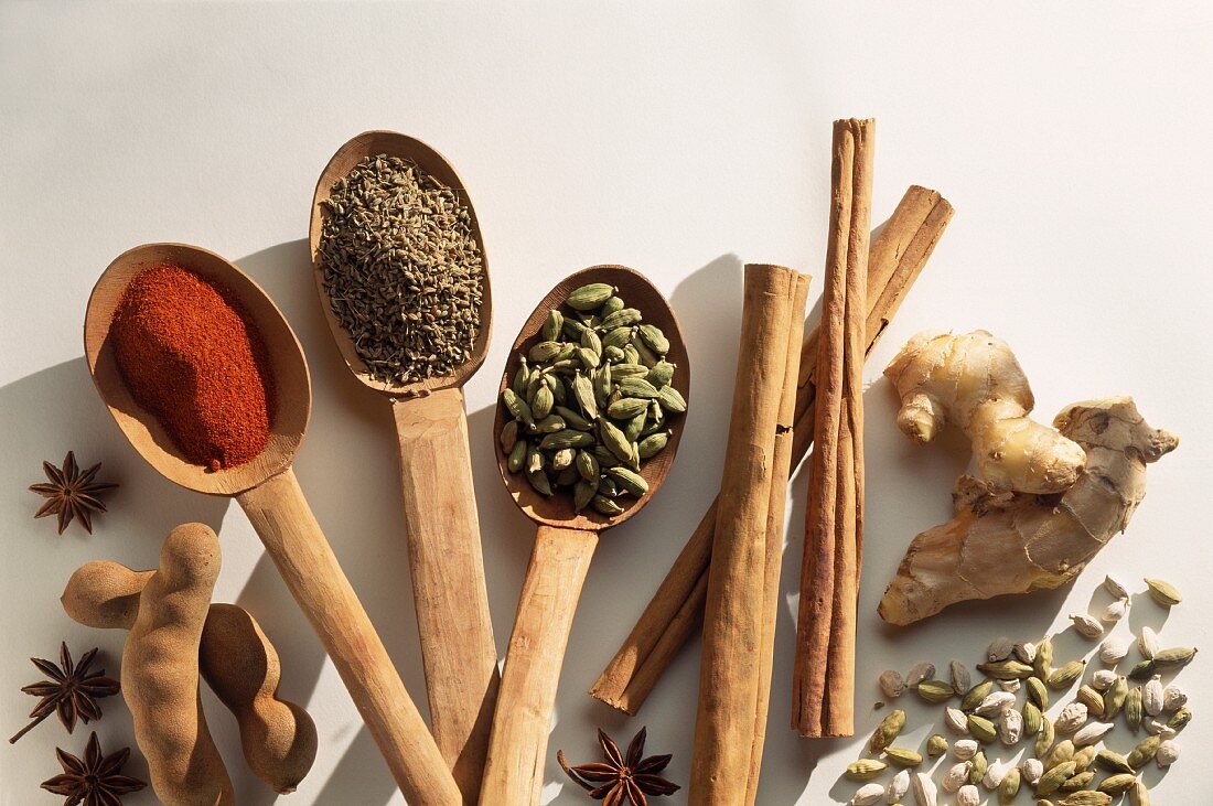 Selection of spices