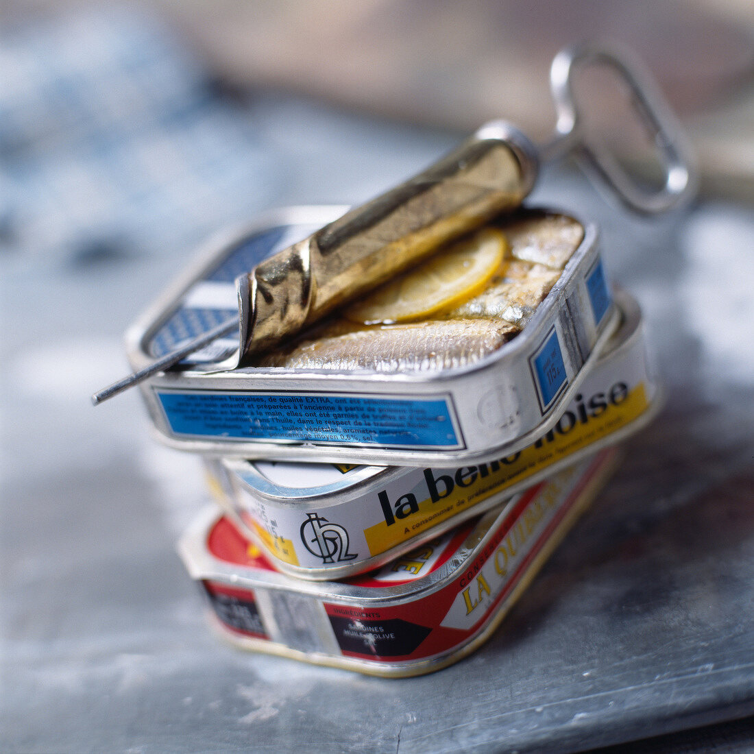 Tins of sardines