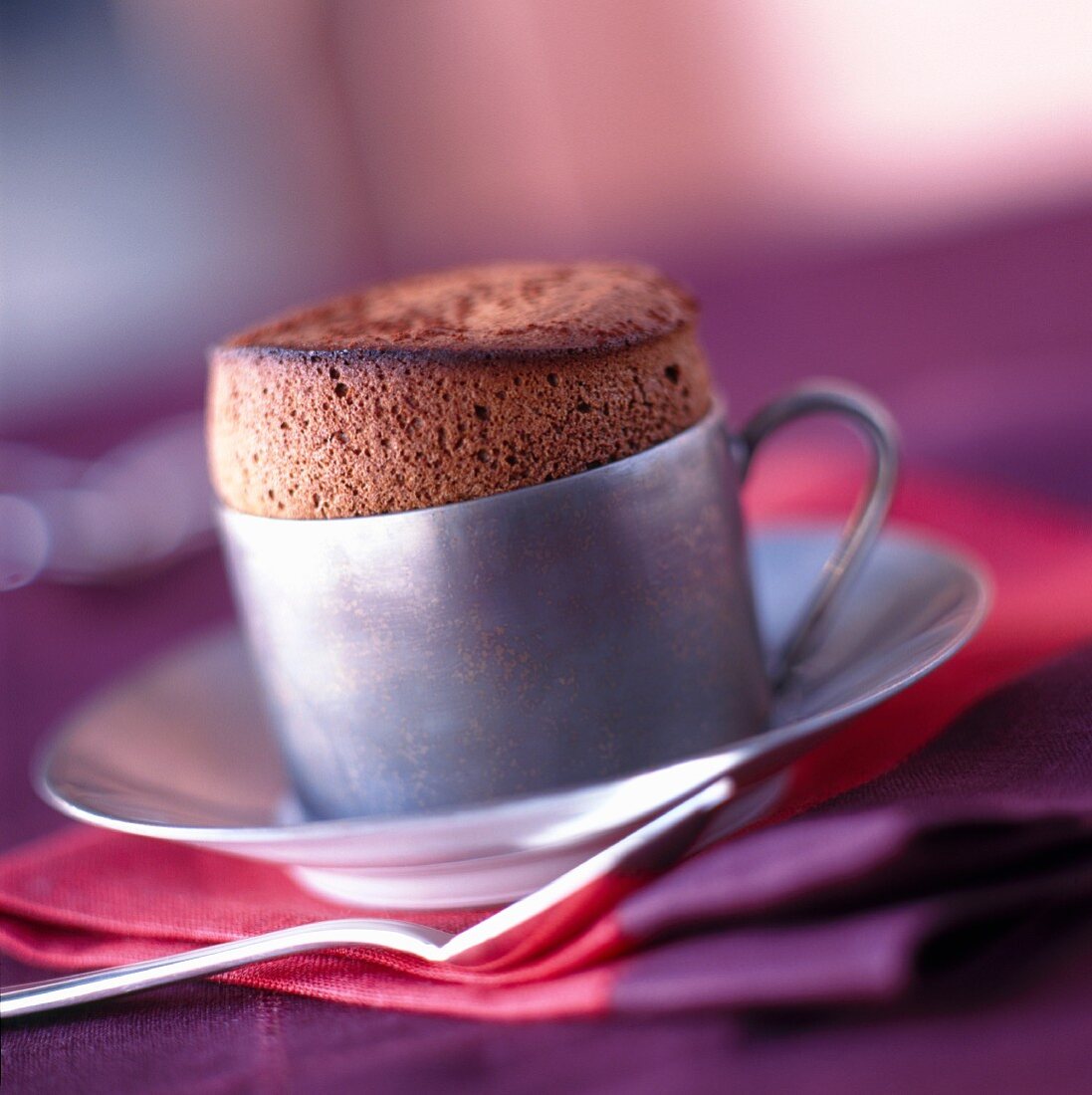Chocolate and coffee soufflé