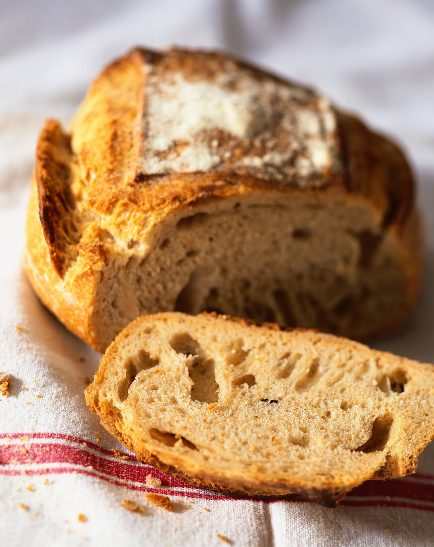 loaf of organic bread