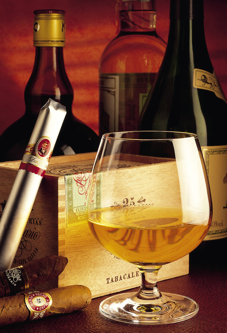 Cognac mit Zigarren