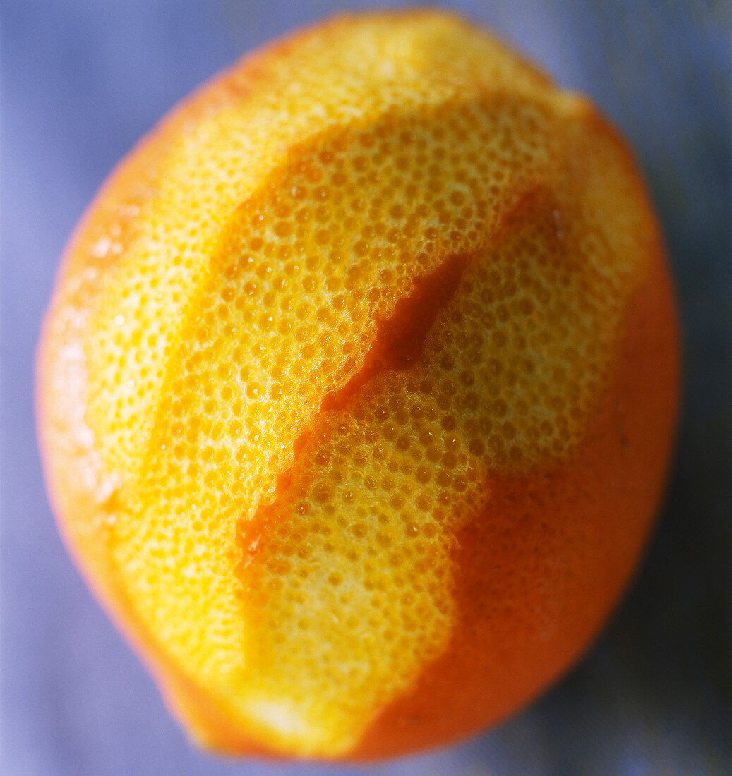 zested orange