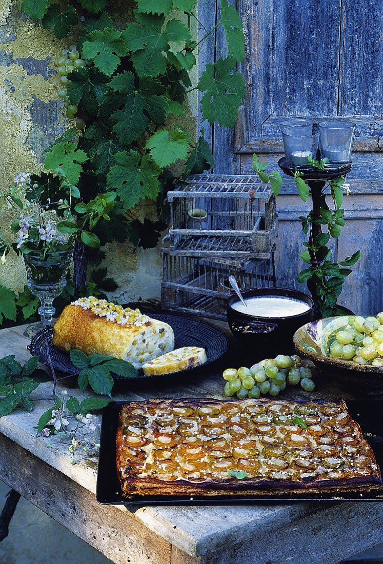 Milassou caramelized apricot and brandy tart