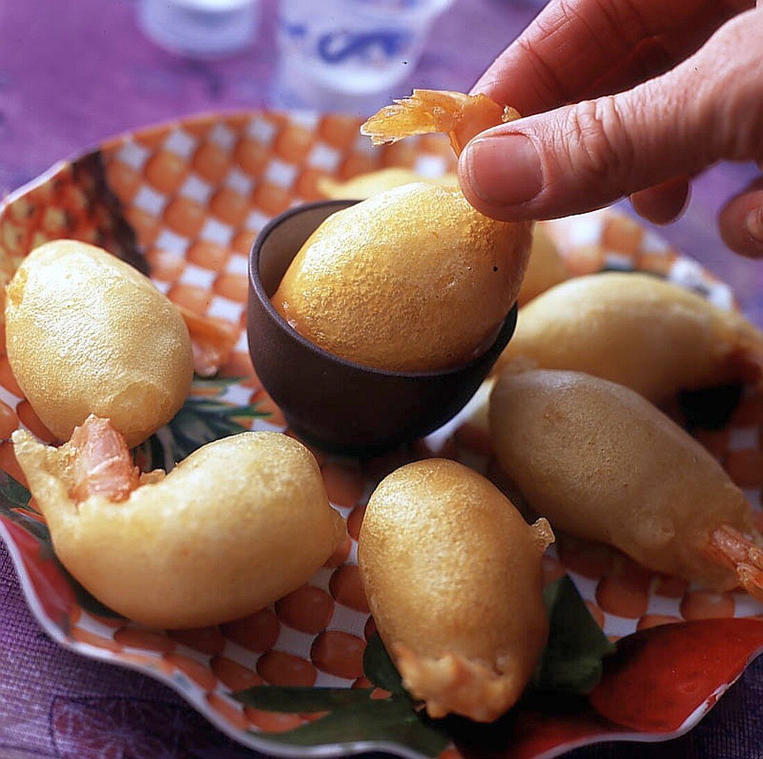 Asiatische Garnelen-Beignets