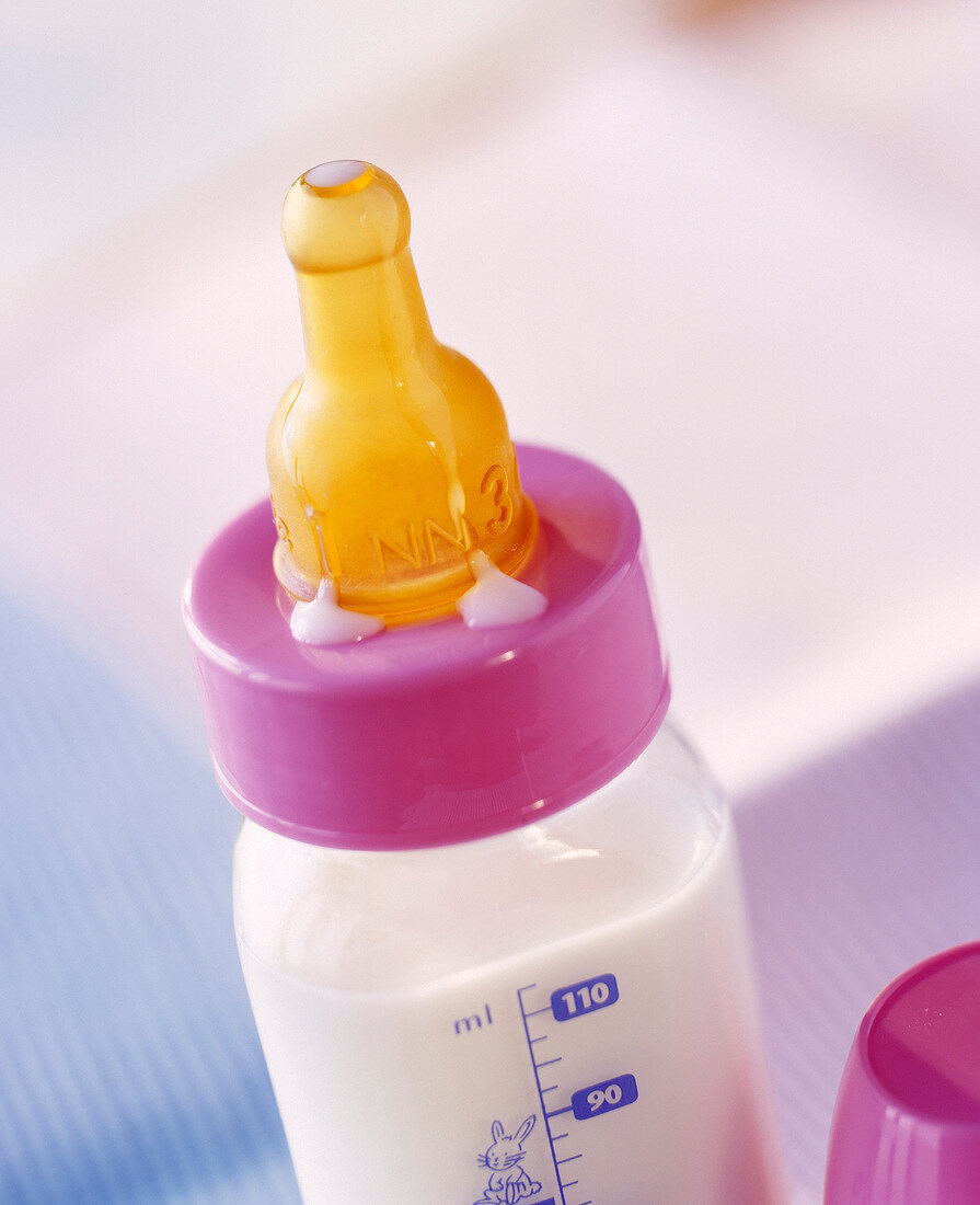 baby bottle of milk