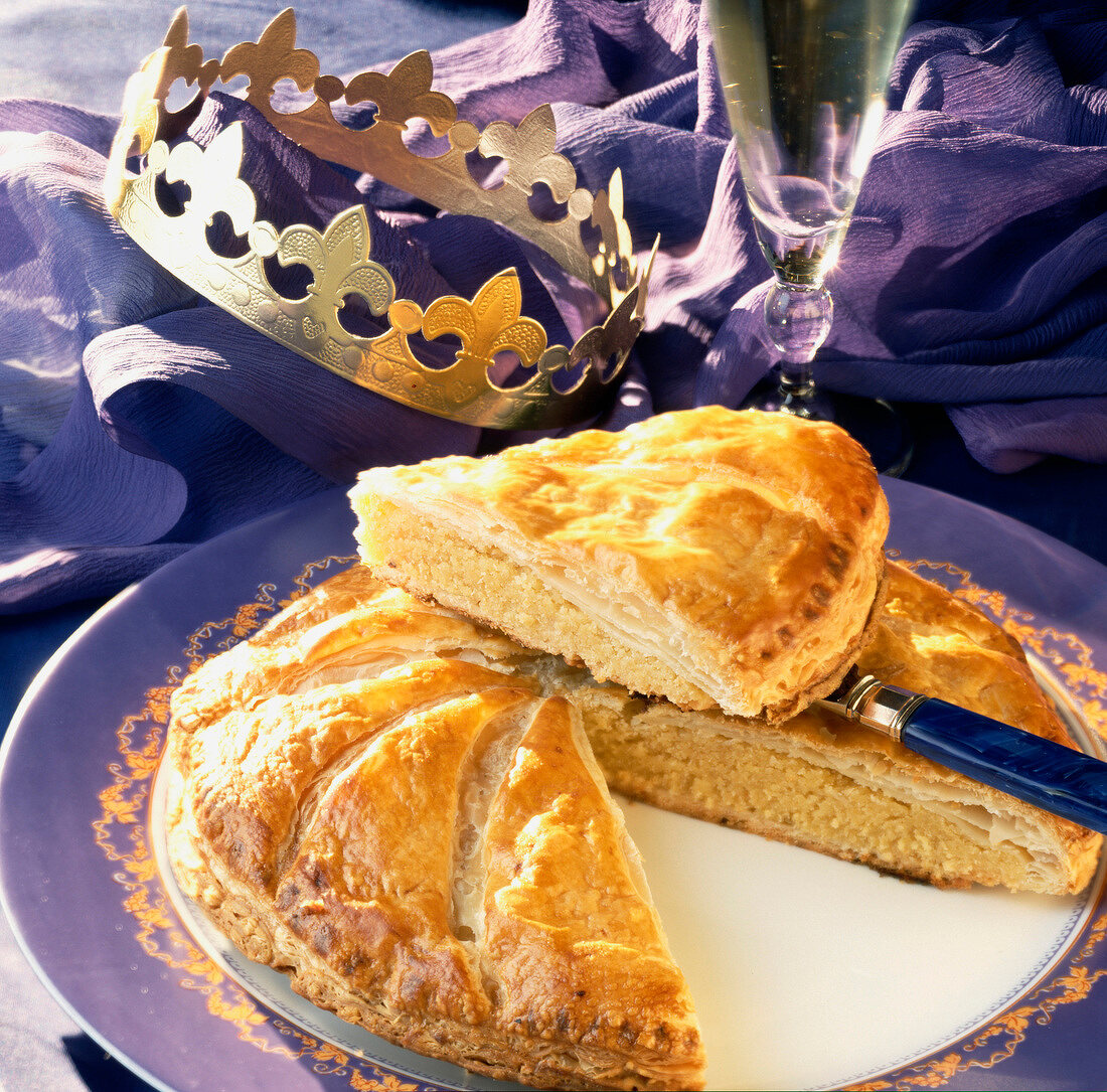 Galette des Rois almond pastry cake