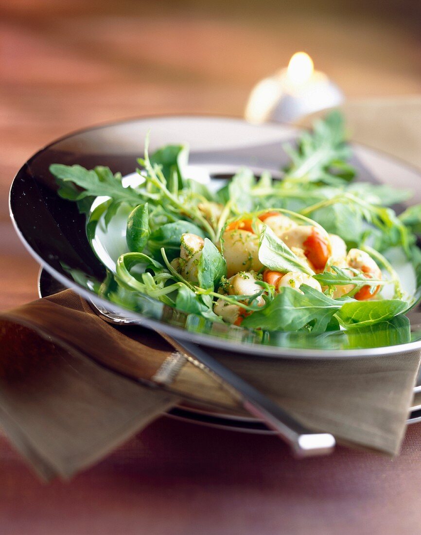 Pétoncle scallop salad