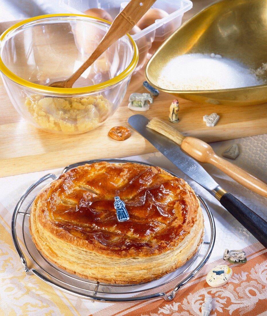 Galettes des rois (Traditioneller Dreikönigskuchen, Frankreich)