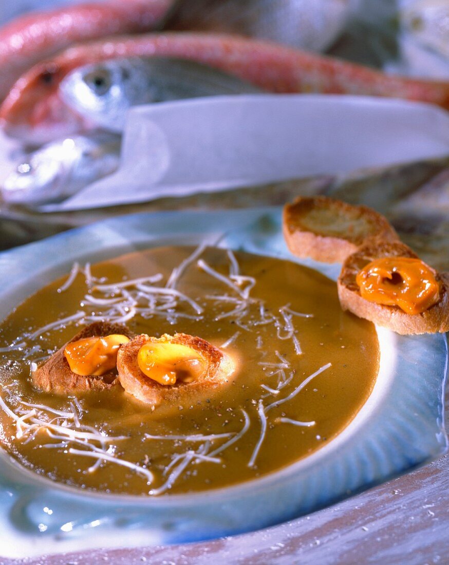 Rock fish soup