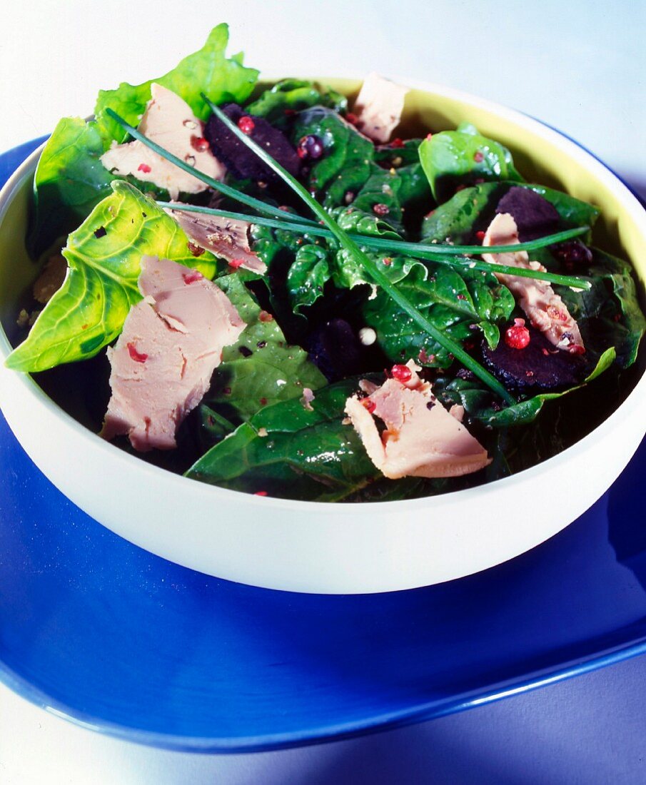 spinach and foie_gras salad