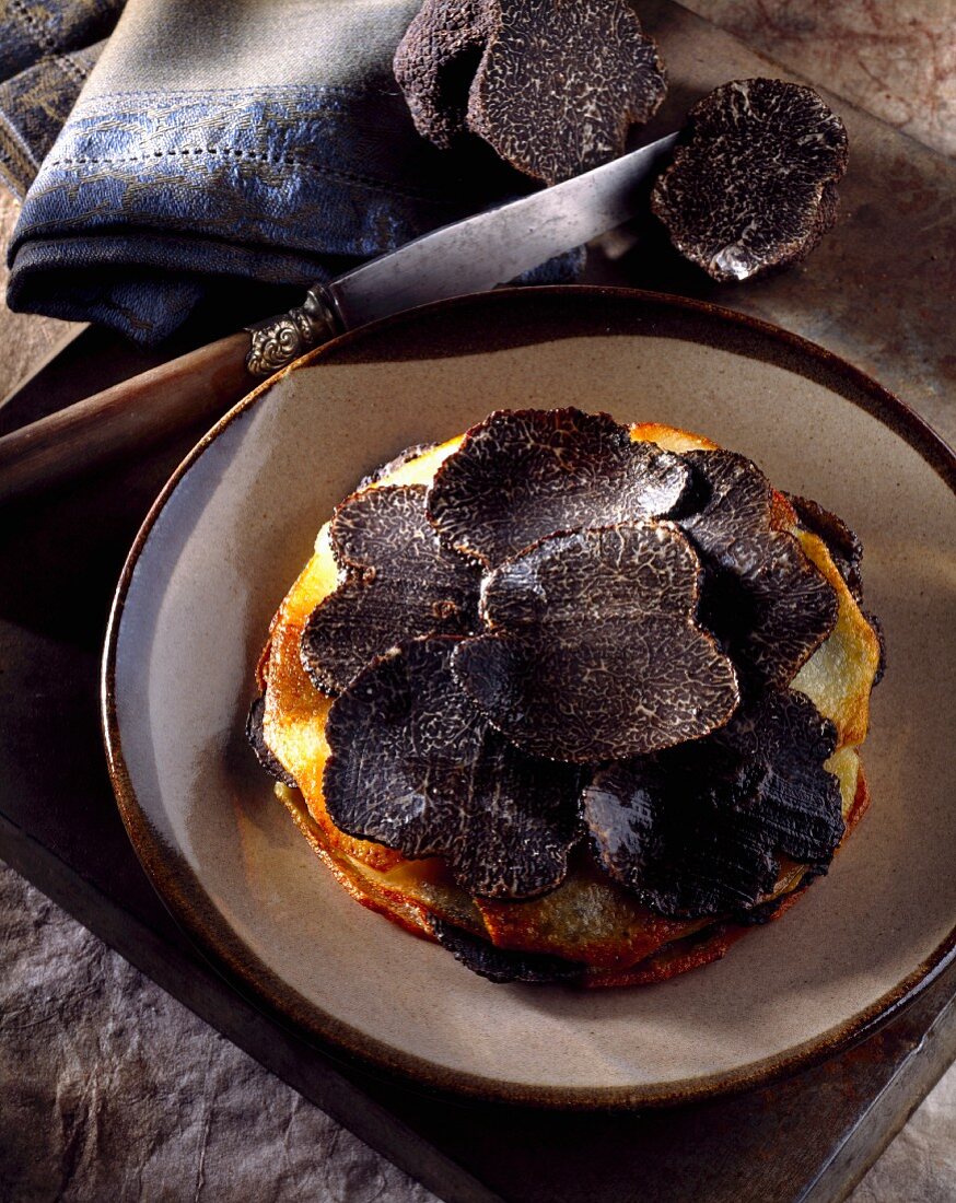Mini truffle pancake