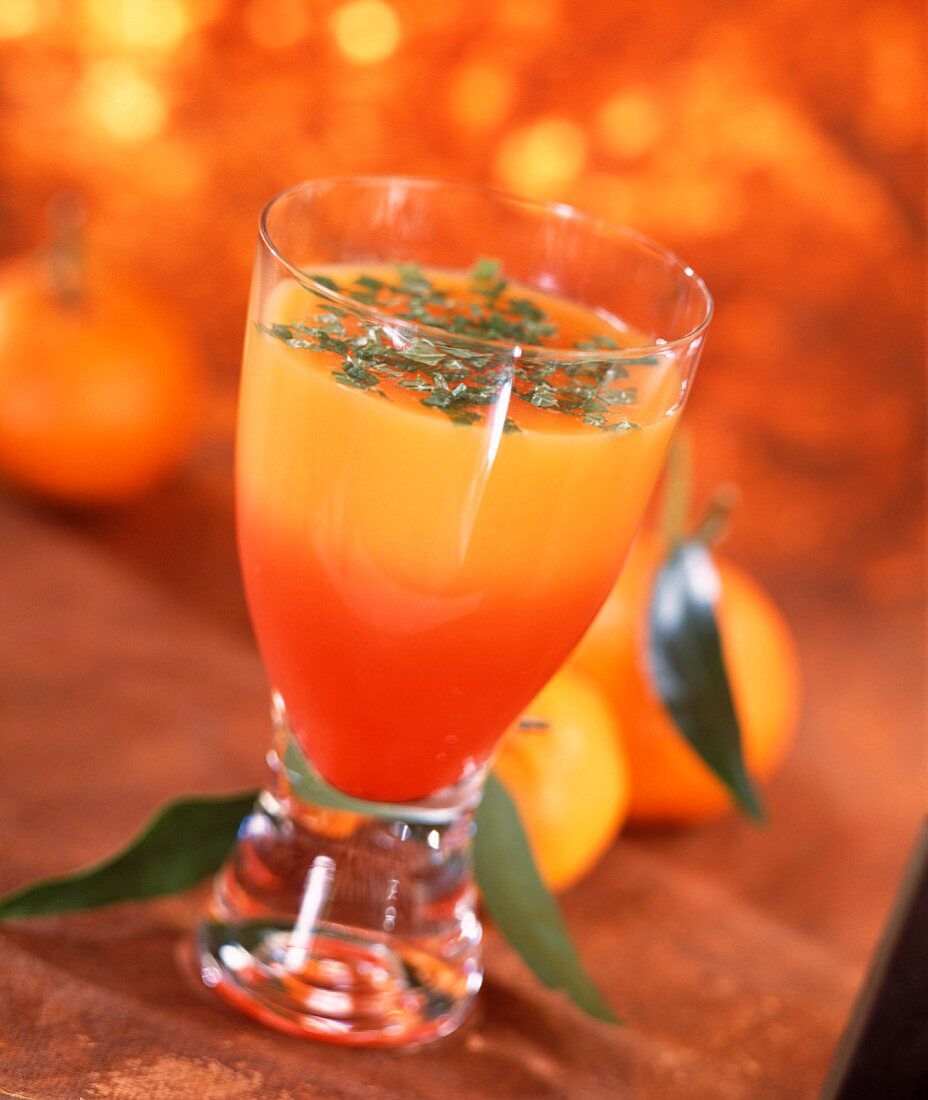 Grapefruit-Minze-Cocktail