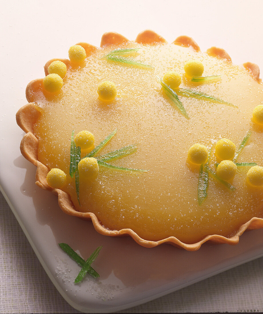 Tarte au citron (Französische Zitronentarte)