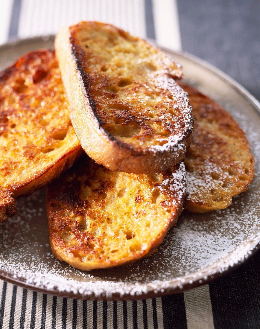 Slices of French toast