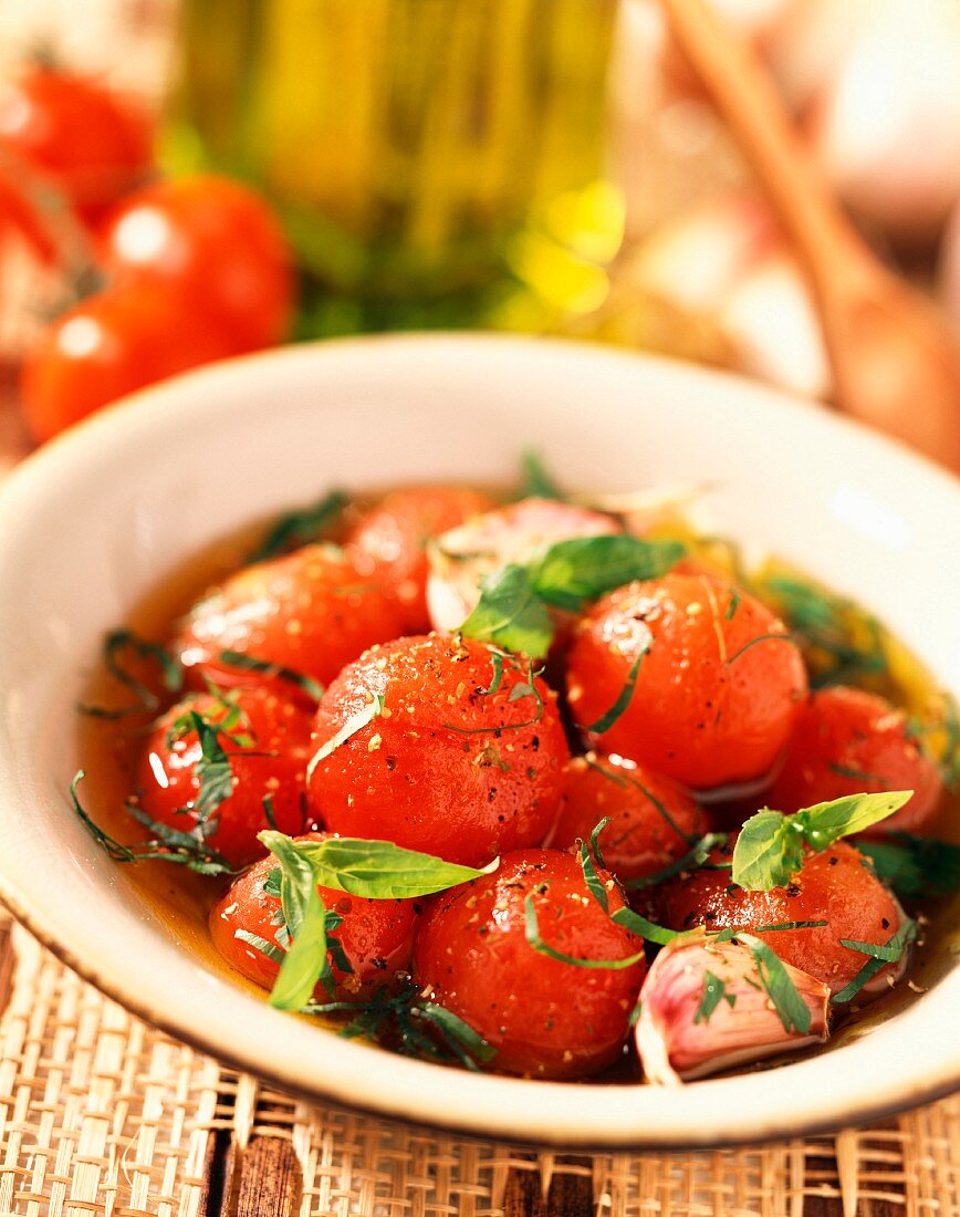 Tomaten auf mediterrane Art