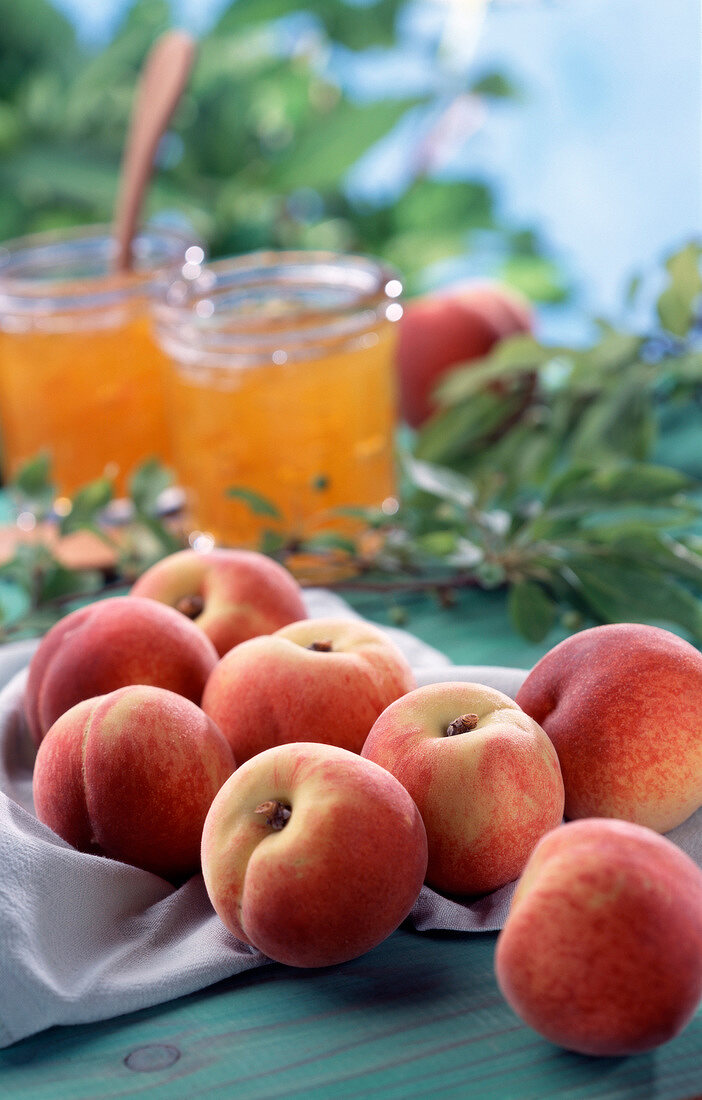 Peaches and peach jam