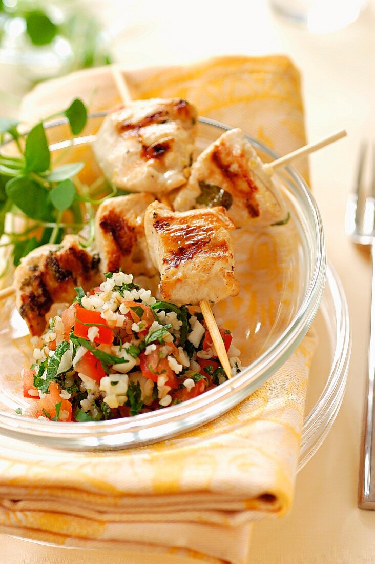 Marinated grilled chicken