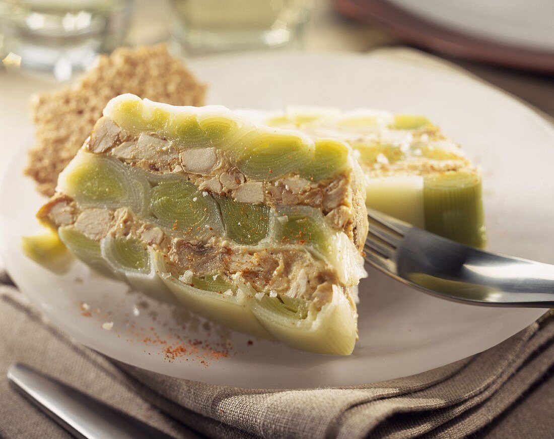 Hähnchen-Lauch-Terrine