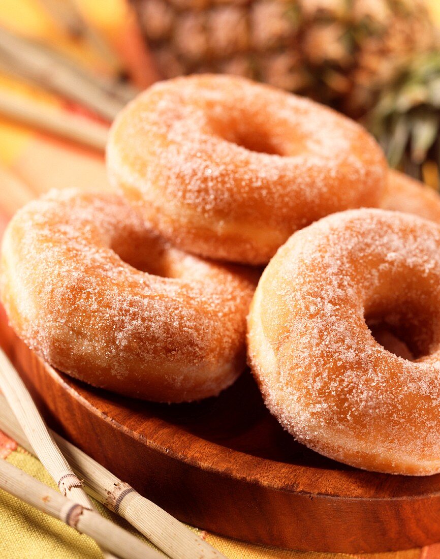Pineapple donuts (topic : fruits for tea time)