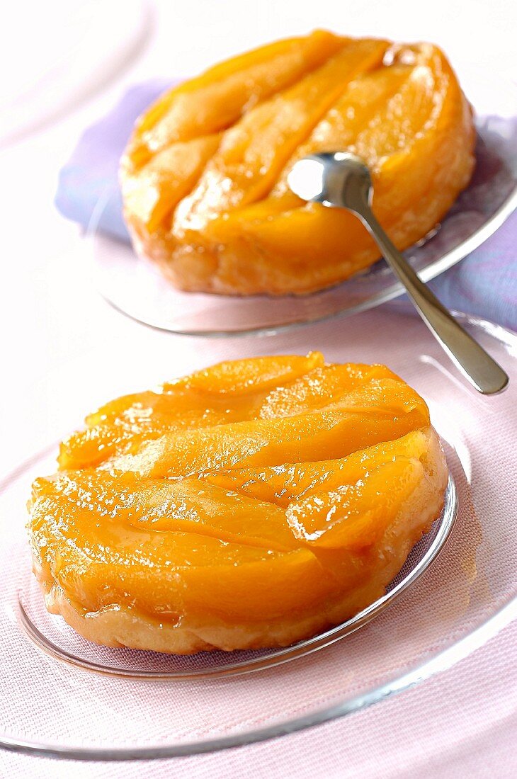 Individual mango tarts