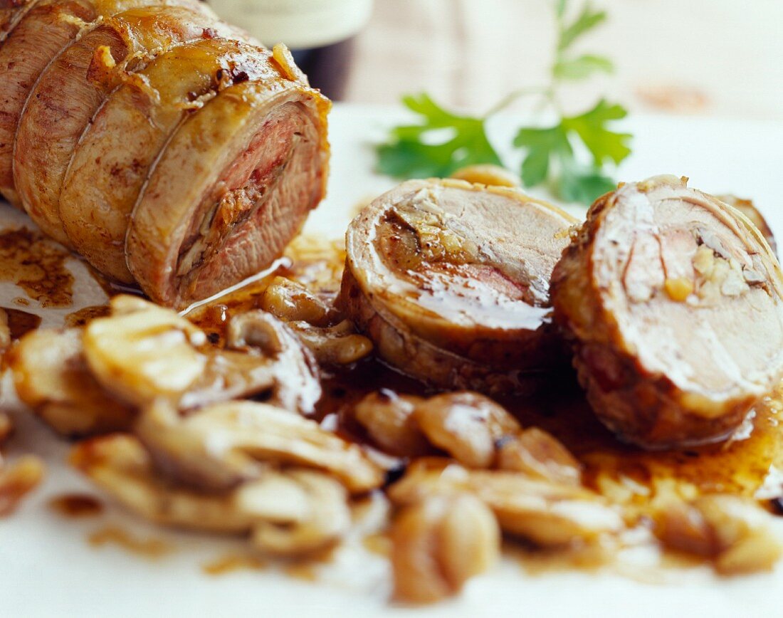 Pauillac lamb with cep mushrooms and chestnuts