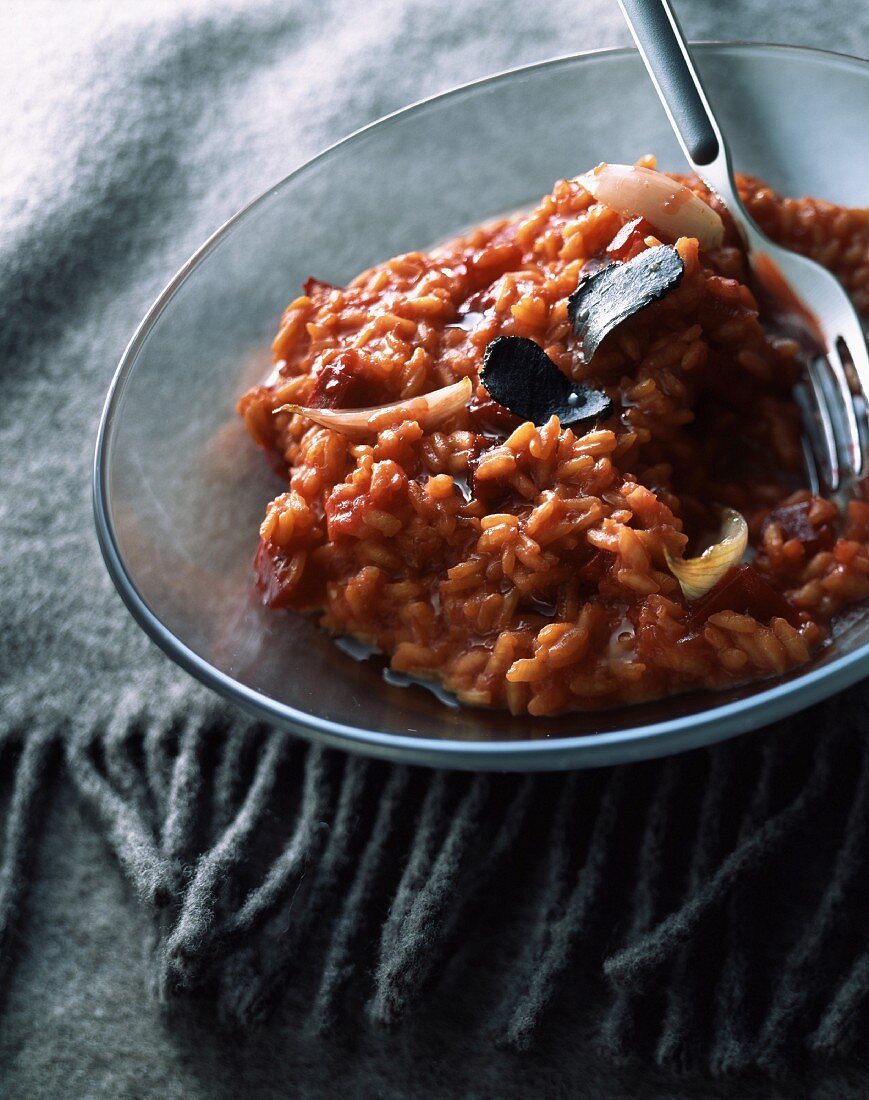 Red beetroot risotto