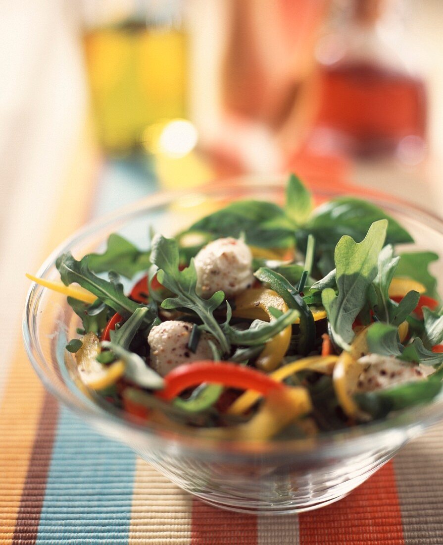 Mixed pepper salad