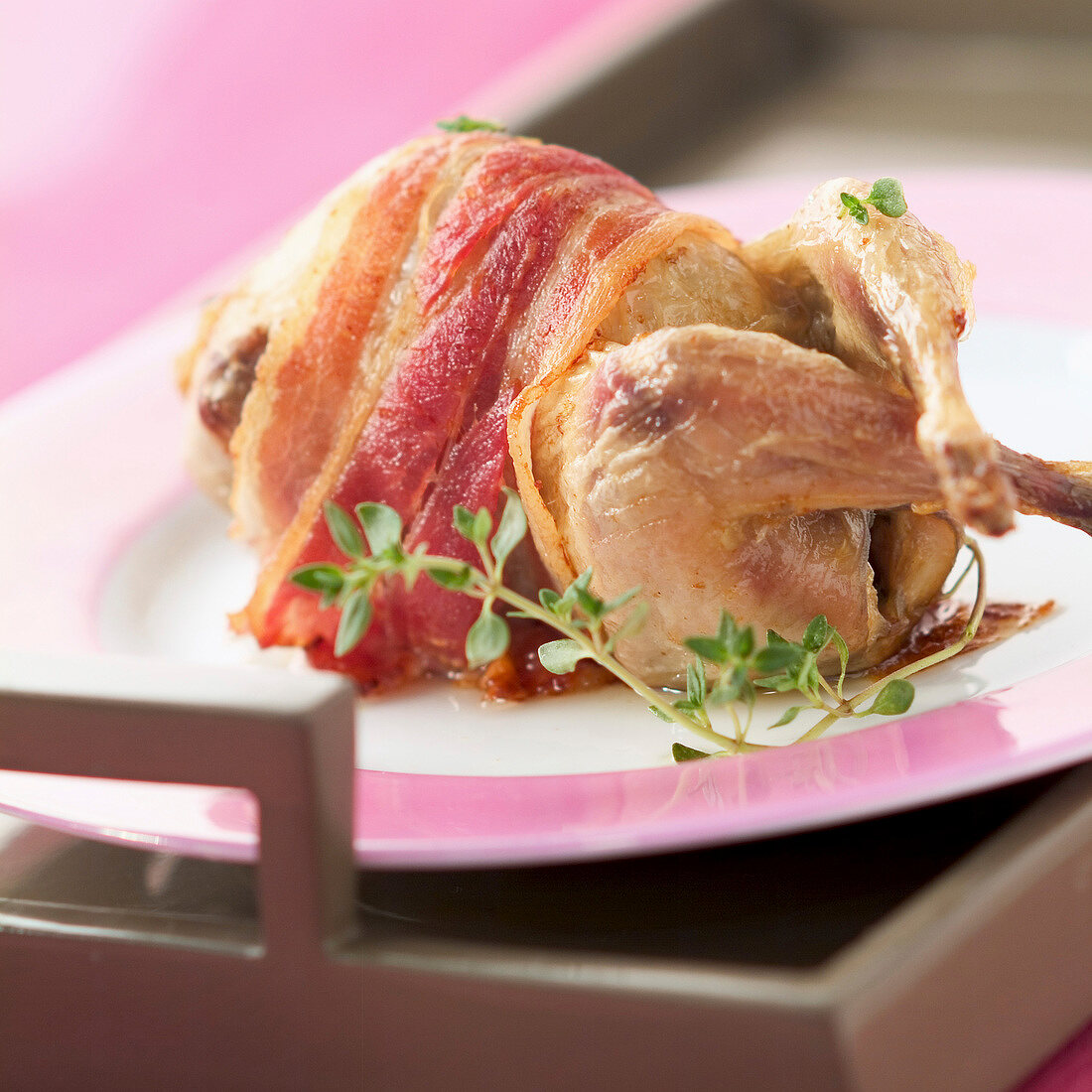 Roast quail (topic: Provence)