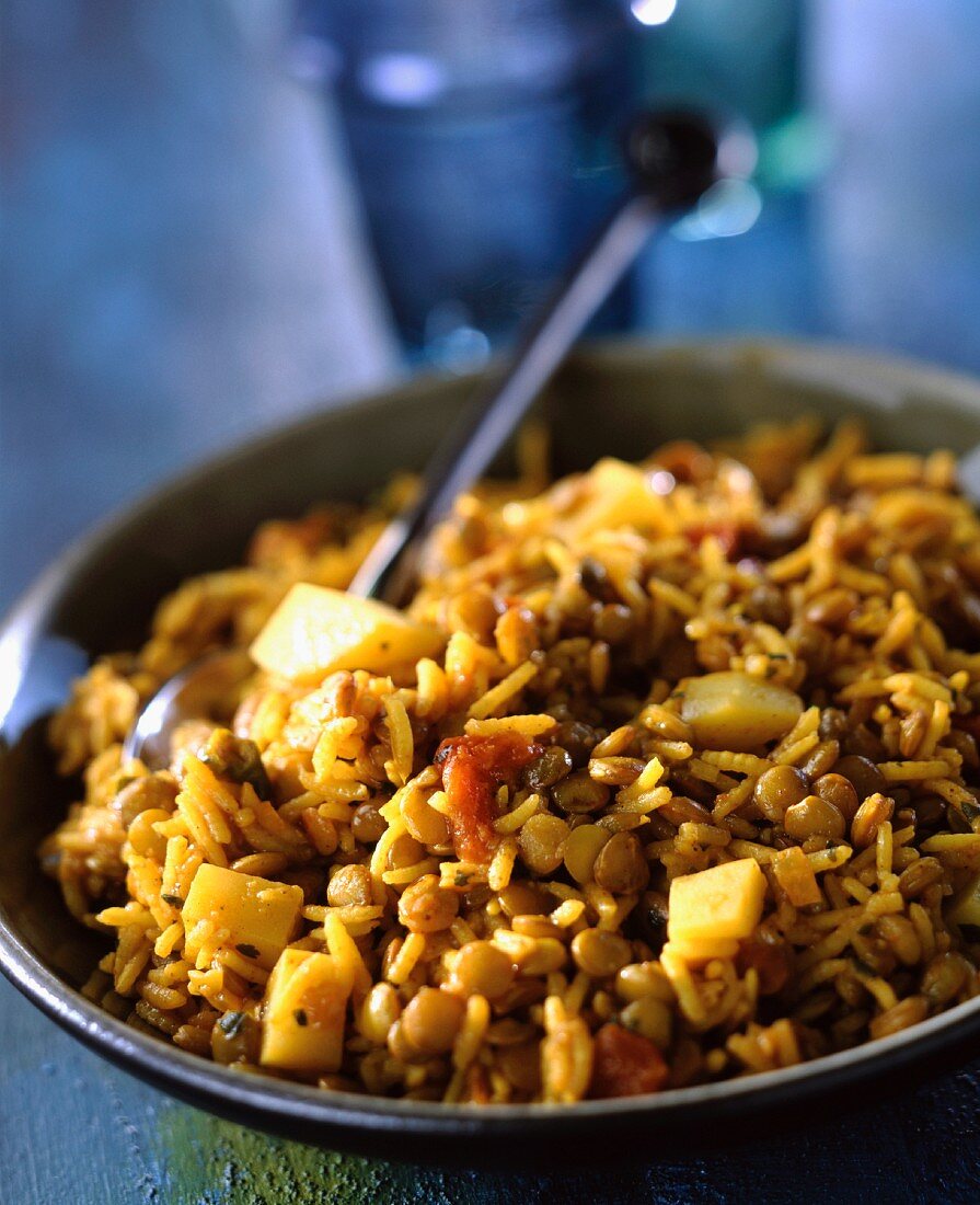 Khichhari lentil rice