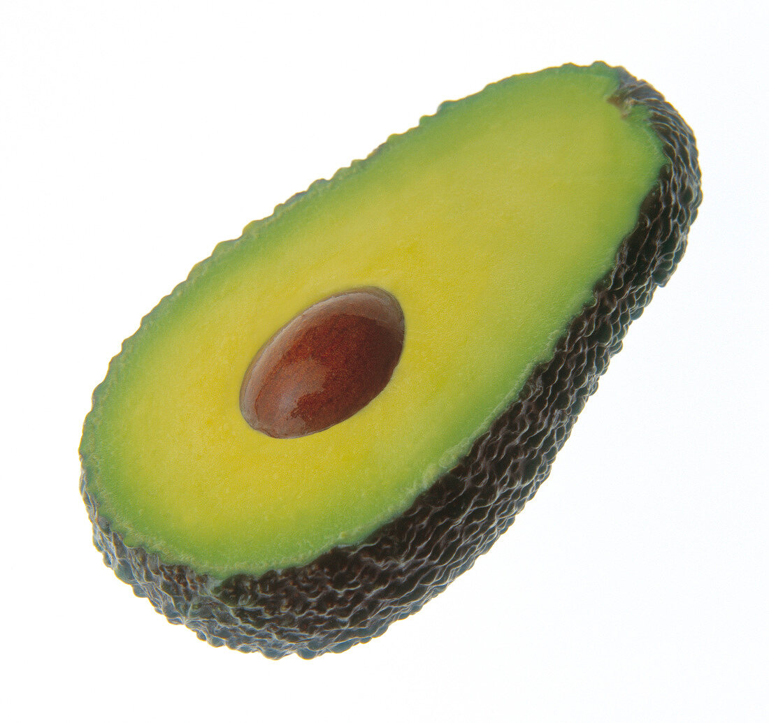 Halved avocado