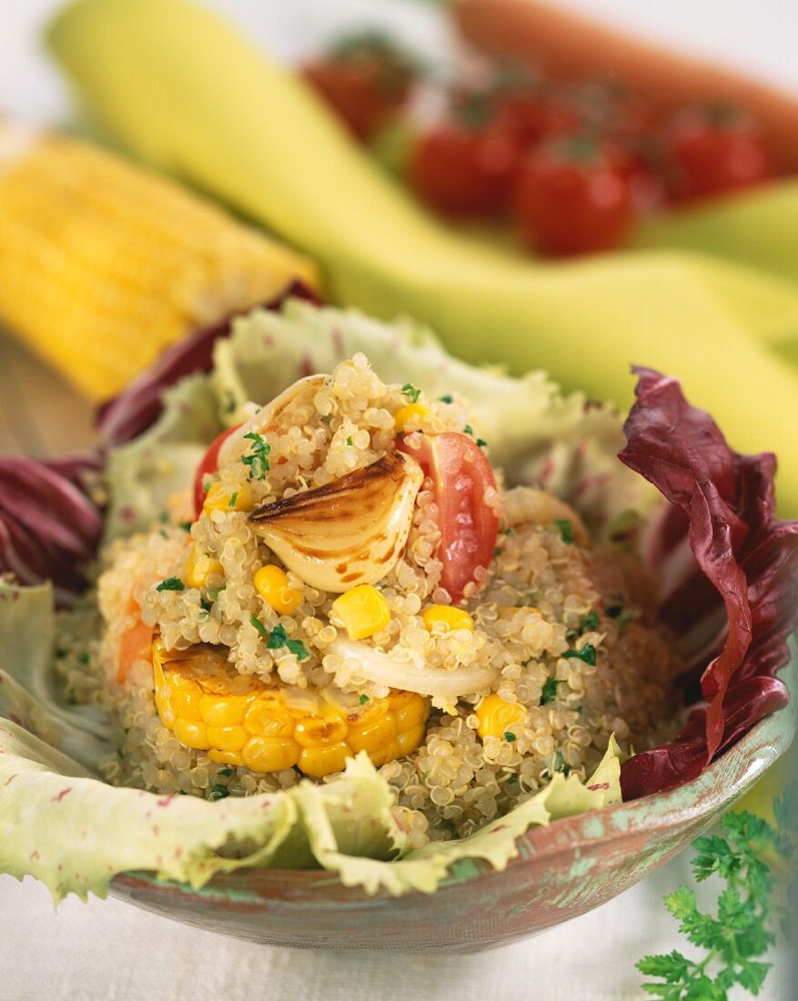 quinoa and vegetable salad