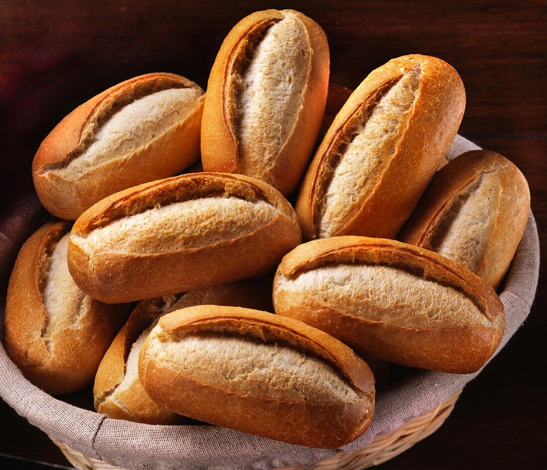 Basket of small breads