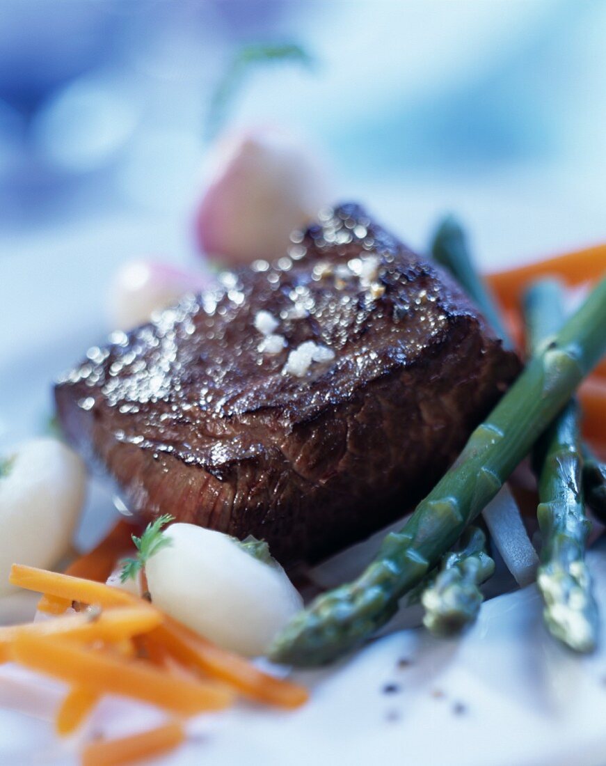 Fillet of beef with vegetables