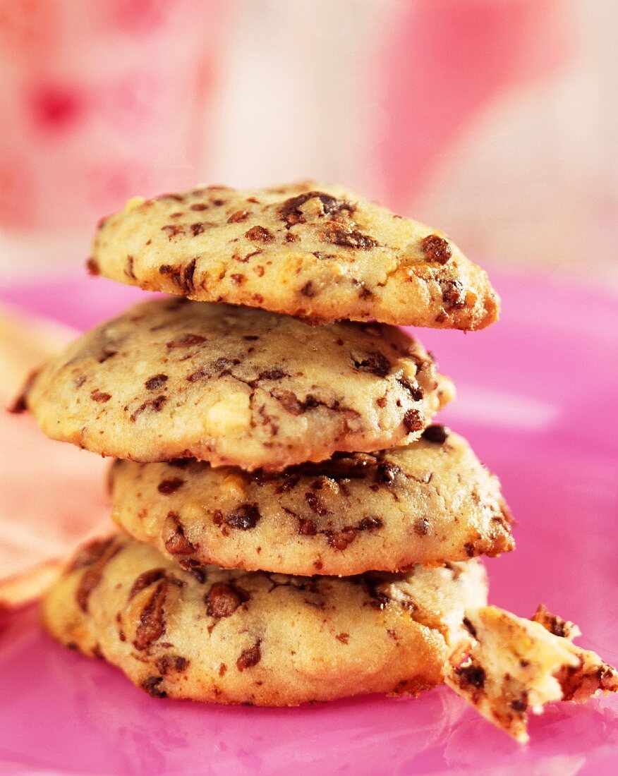chocolate and hazelnut cookies