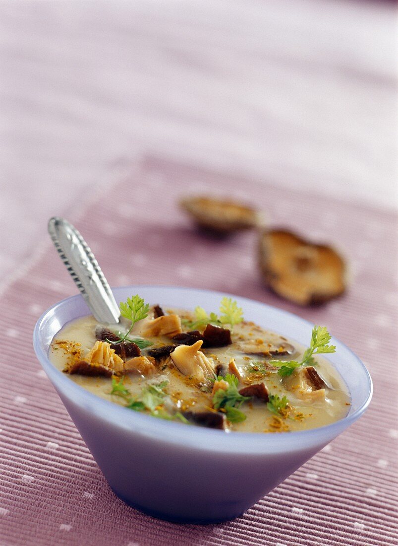 Celery and Shitake mushrooms