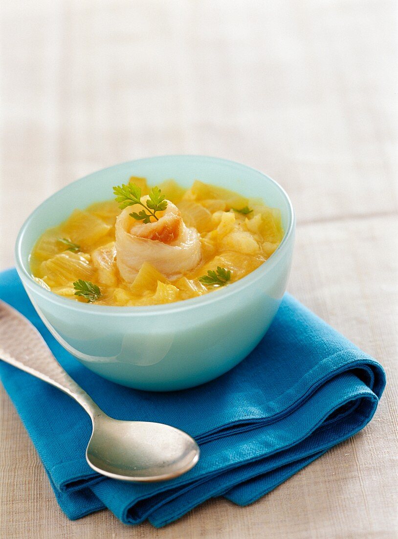 Creamed fish soup