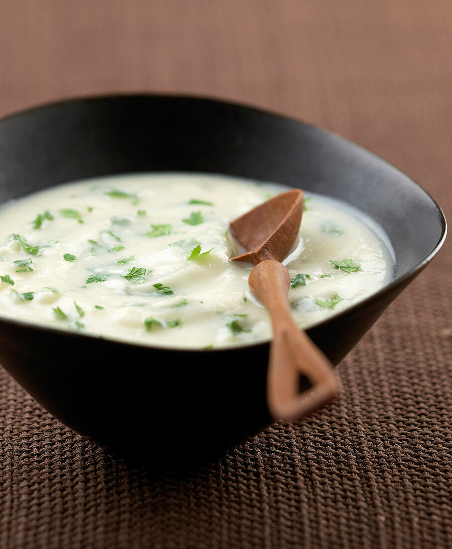 Blumenkohlsuppe mit Kerbel