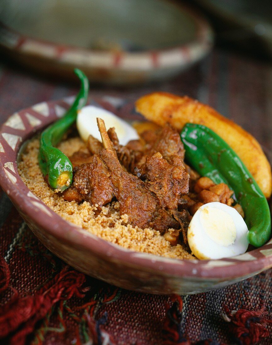 Couscous mit Lammfleisch