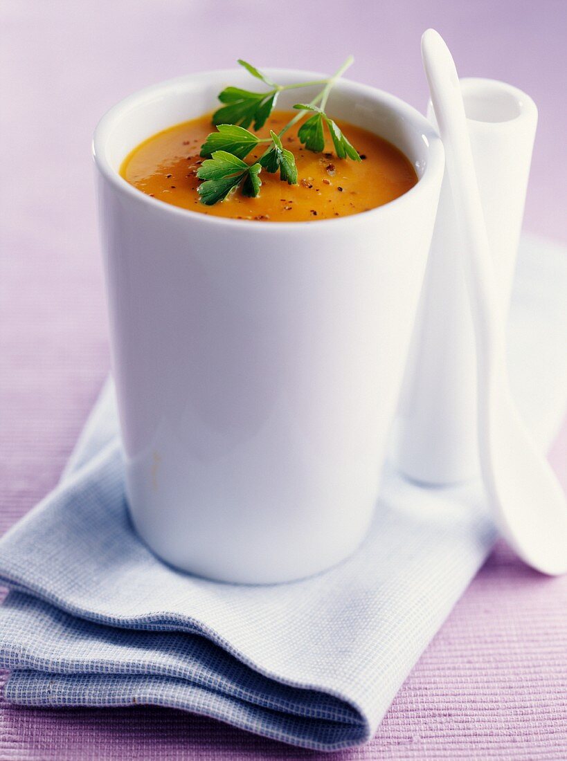 creamed carrot soup