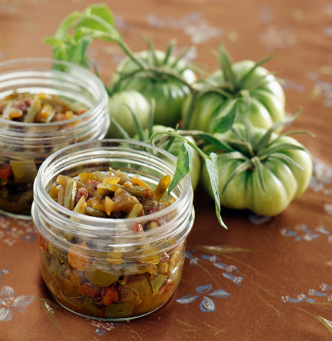 Green tomato chutney