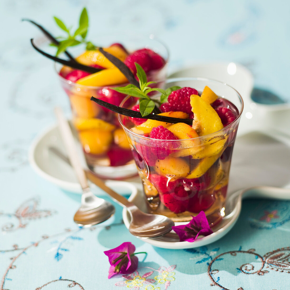 Fruits in Muscat jelly