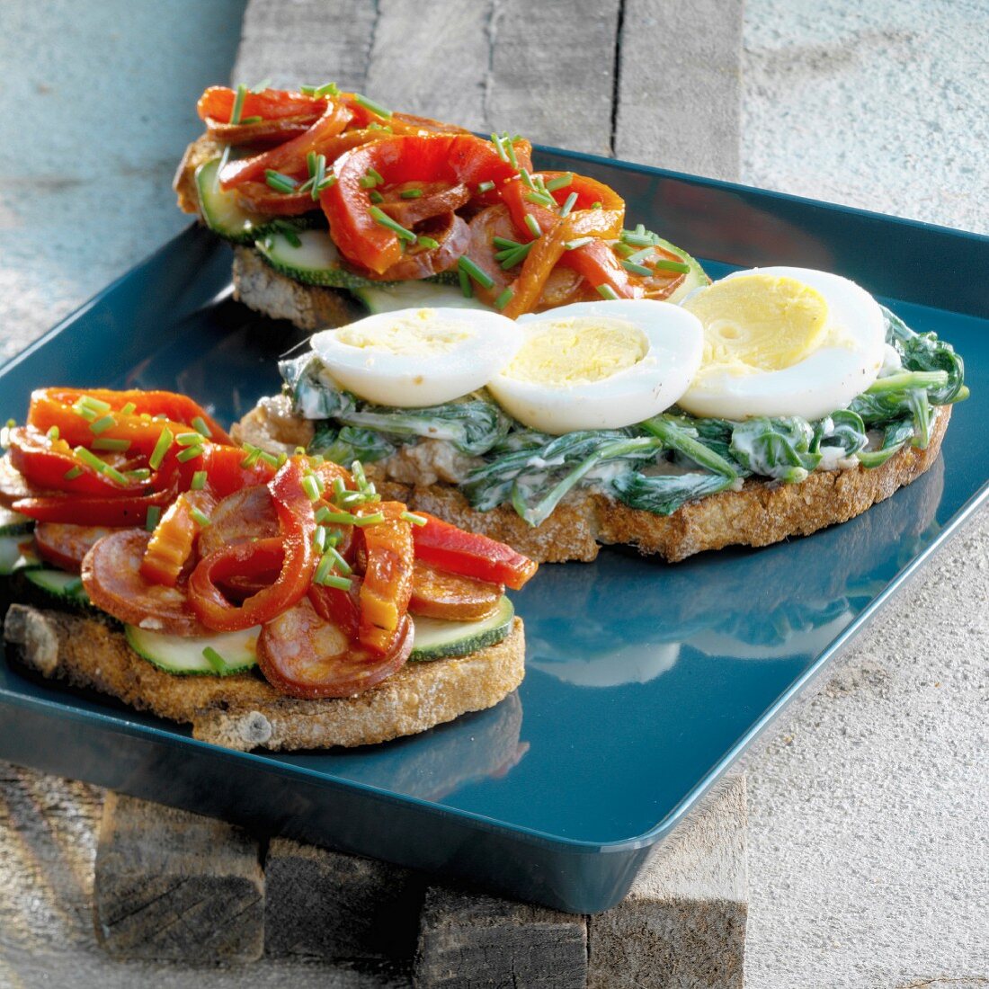 Spanish open sandwiches