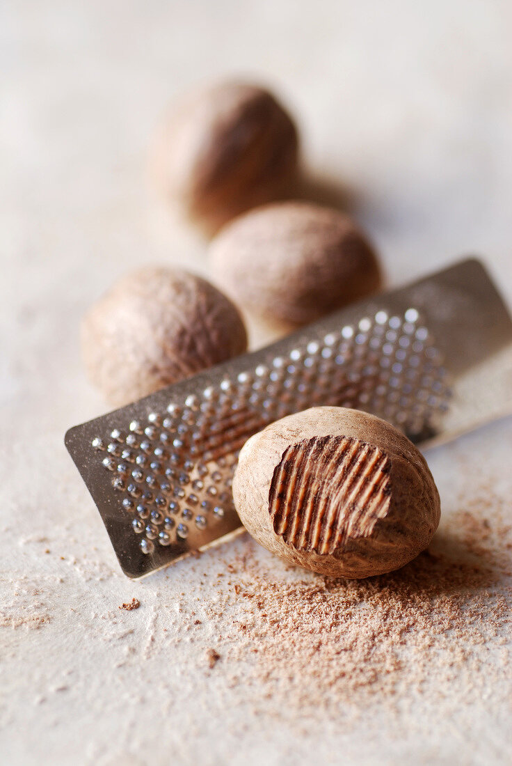 Nutmeg with small grater