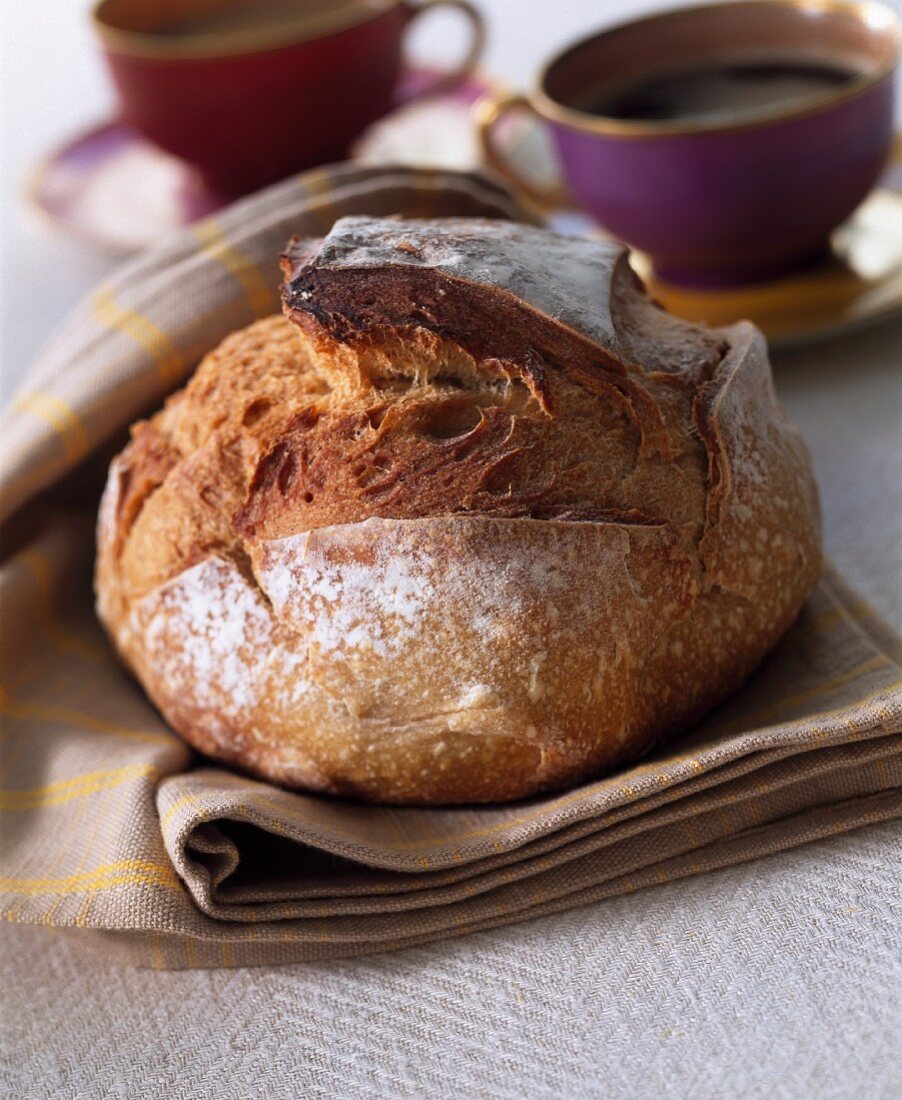 Farmhouse loaf of bread