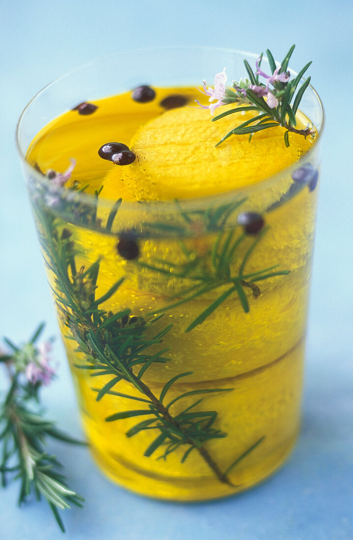 Marinated goat's cheese with rosemary