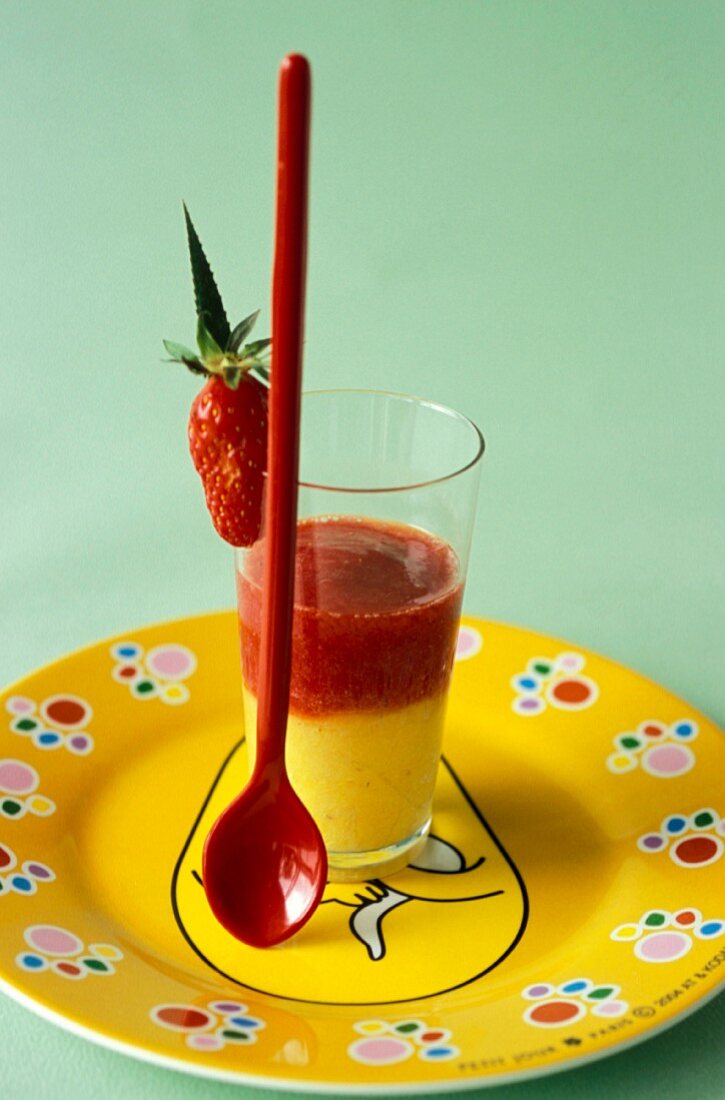 Strawberry and pineapple compote